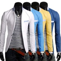 Veste Homme Lin Blazer Fashion jacket Men Suit slim fit Class Summer Elegance